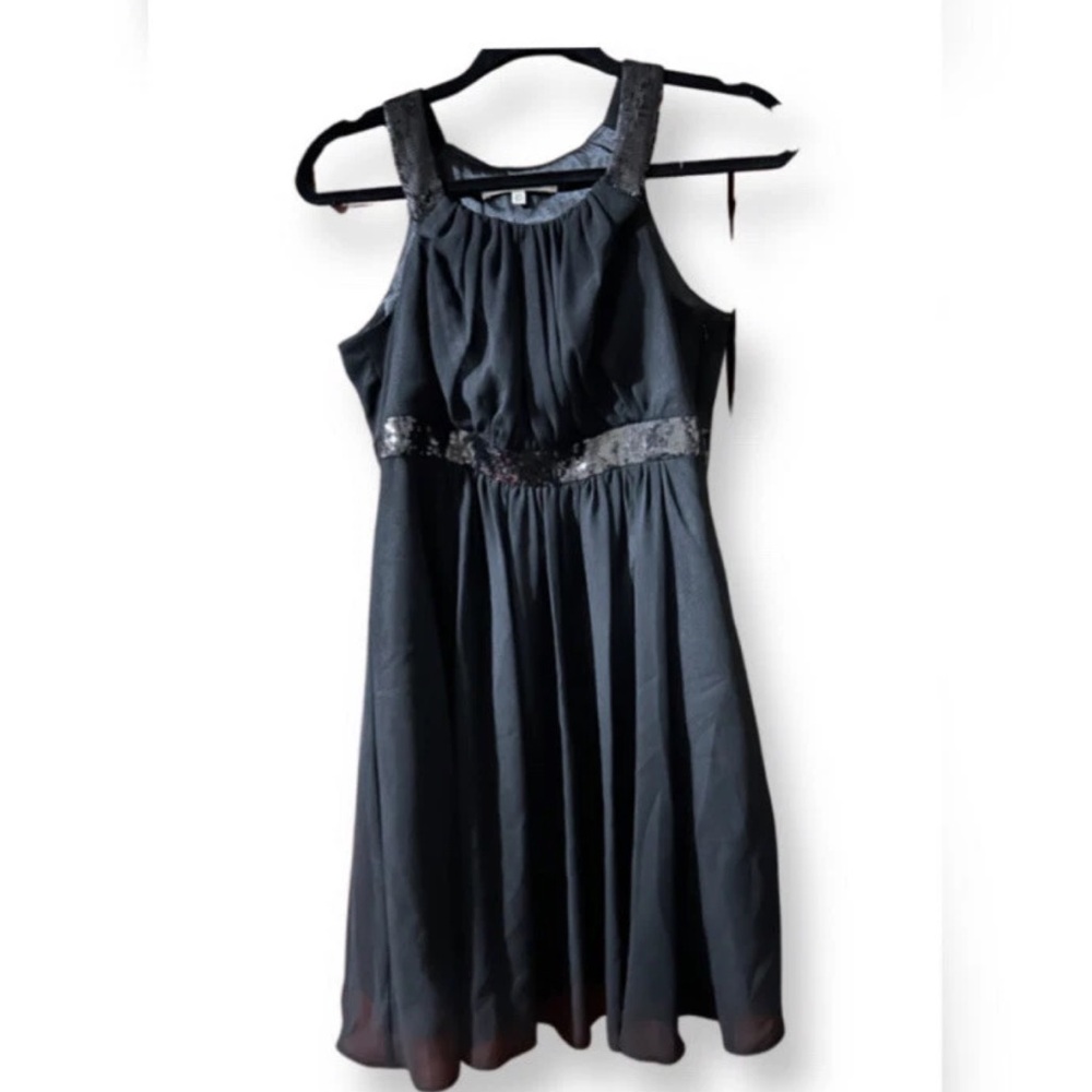 Evan Picone Black Midi Dress